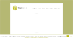 Desktop Screenshot of freiraum-online.de